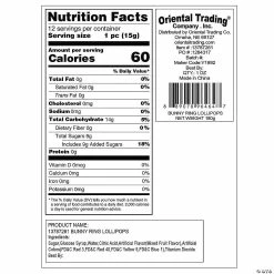 Buy 🧨 Bunny Ring Lollipops Easter 🍬 Candy - 12 Pc. ✔️ -Easter Candy & Chocolate Store bunny ring lollipops easter candy 12 pc 13787261 a05