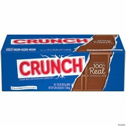 Cheap 🌟 CRUNCH Full Size Milk Chocolate Bar, 1.55 oz, 36 Count ⭐