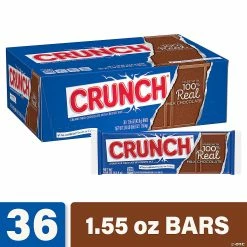 Cheap 🌟 CRUNCH Full Size Milk Chocolate Bar, 1.55 oz, 36 Count ⭐ -Easter Candy & Chocolate Store crunch full size milk chocolate bar 1 55 oz 36 count14273440 a03