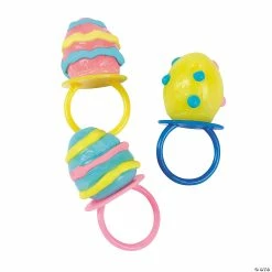 Discount 👏 Egg-Shaped Ring Lollipop Easter 🍬 Candy - 12 Pc. 😍