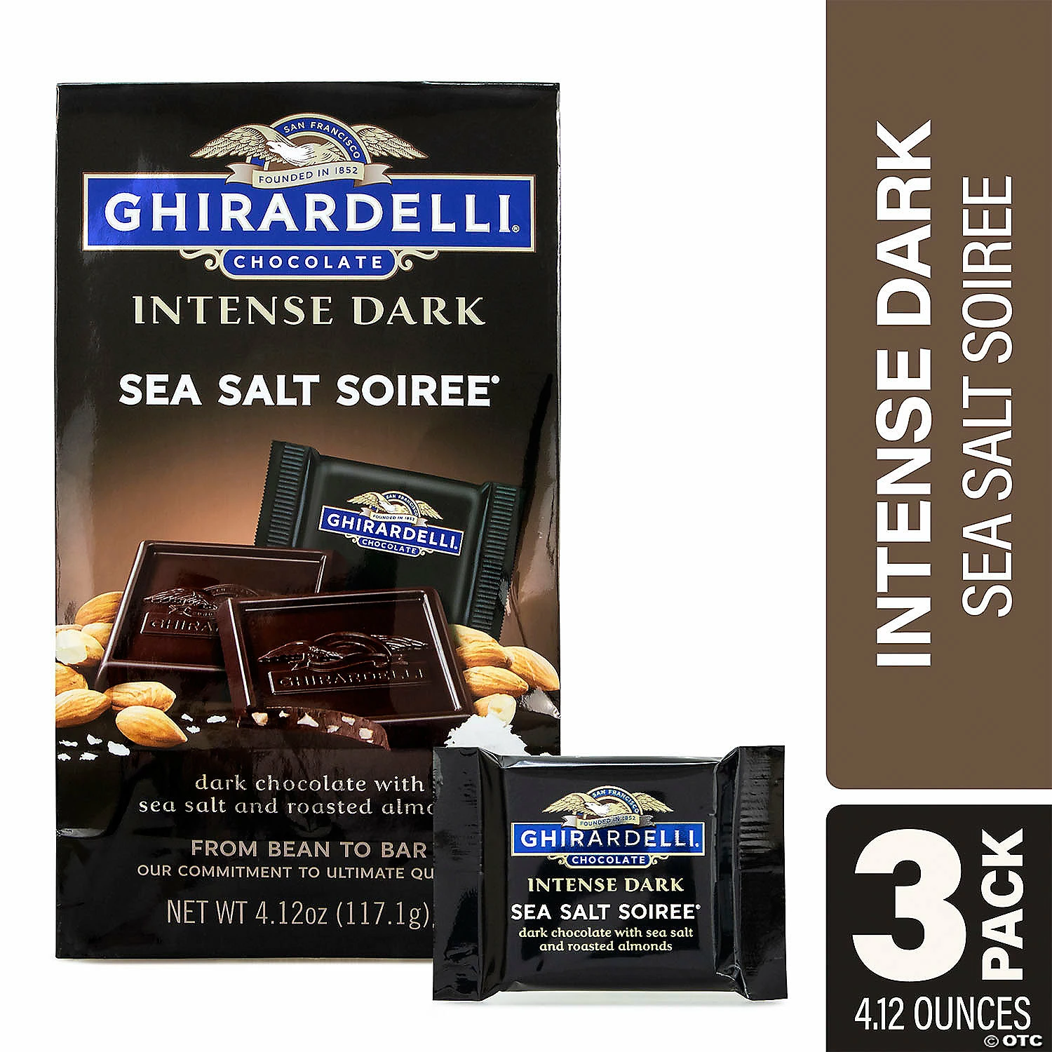 Buy ✨ Ghirardelli Chocolate Intense Dark Sea Salt Soiree, 4.12 oz, 3 Pack ⭐ 5 Buy ✨ Ghirardelli Chocolate Intense Dark Sea Salt Soiree, 4.12 oz, 3 Pack ⭐ - Image 5