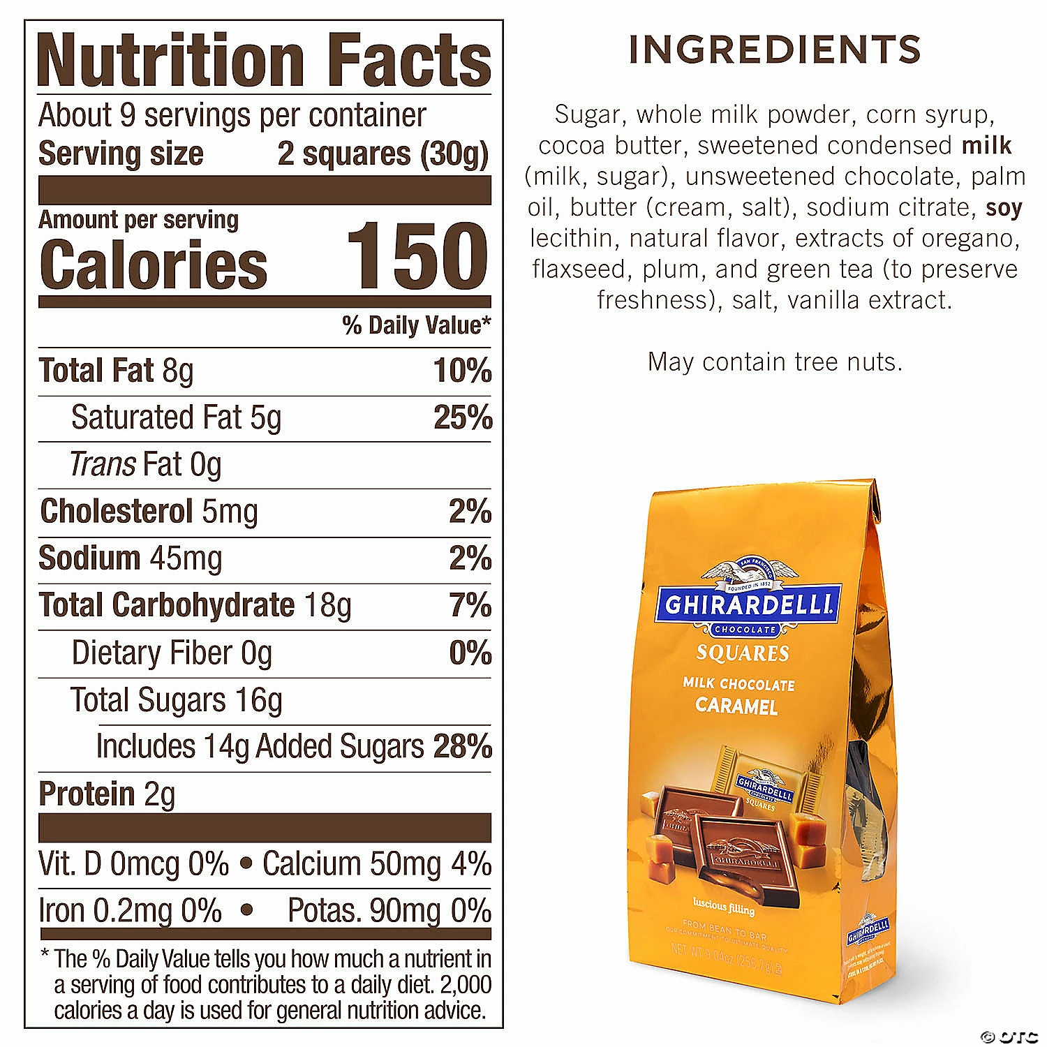 Cheapest 🤩 Ghirardelli Chocolate Squares Milk & Caramel, 9.04 oz, 2 Pack 🥰 4 Cheapest 🤩 Ghirardelli Chocolate Squares Milk & Caramel, 9.04 oz, 2 Pack 🥰 - Image 4