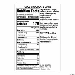 Discount 😉 Chocolate Coins - 76 Pc. ✨ -Easter Candy & Chocolate Store gold coins chocolate candy 76 pc k1410 a05