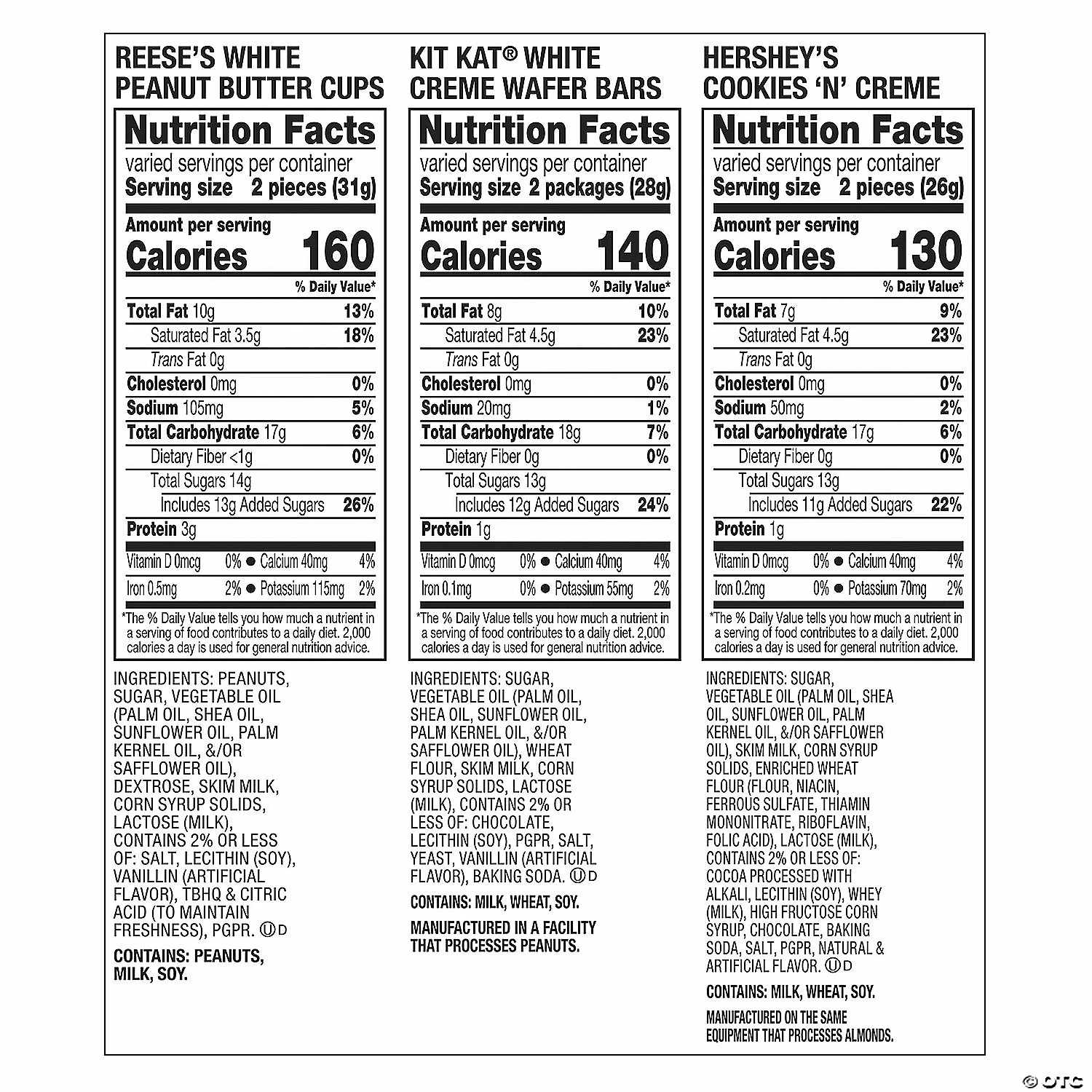 Cheapest ๐คฉ Hershey All Time Greats White Snack Size Assortment - 31.6oz bag ๐ 4 Cheapest ๐คฉ Hershey All Time Greats White Snack Size Assortment - 31.6oz bag ๐ - Image 4