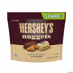Brand new ✔️ HERSHEY'S NUGGETS Milk Chocolate with Almonds 🍬 Candy, 10.1 oz, 3 Pack 🤩