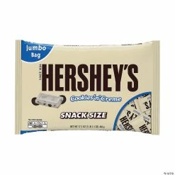 Budget ❤️ HERSHEY'S Snack Size Cookies 'n' Creme Bars, 17.1 oz, 2 Pack ✨