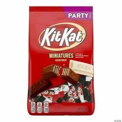 Best Pirce 👏 KIT KAT Miniatures Wafer Bar Assortment 🍬 Candy, 32.1 oz 🎁