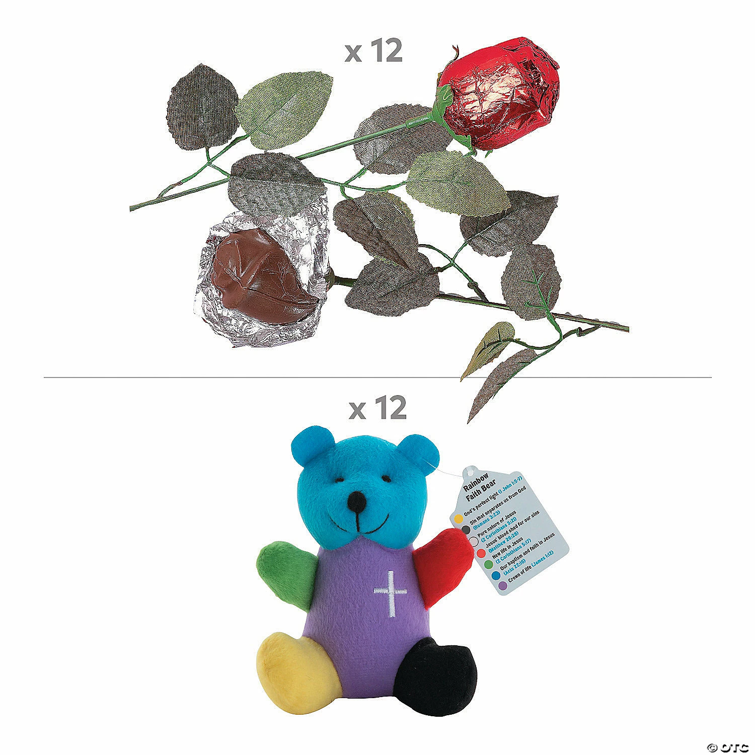 Best Sale ๐ Prayer Bear & Chocolate Rose Gift Kit for 12 โ 24 Pc. ๐ 2 Best Sale ๐ Prayer Bear & Chocolate Rose Gift Kit for 12 โ 24 Pc. ๐ - Image 2