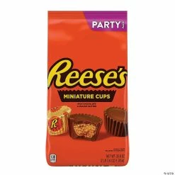 Brand new 😀 REESE'S Milk Chocolate Peanut Butter Cups Miniatures 🍬 Candy - 35.6oz bag ✨