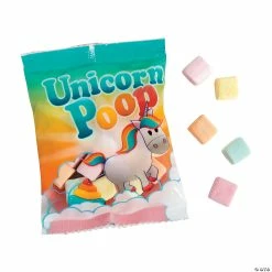 Discount 🛒 Unicorn Poop Marshmallow 🍬 Candy Fun Packs - 57 Pc. 🧨