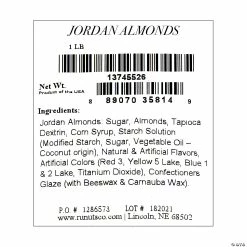 Flash Sale โ๏ธ White Jordan Almonds - 119 Pc. ๐ 5 Flash Sale โ๏ธ White Jordan Almonds - 119 Pc. ๐ -Easter Candy & Chocolate Store white jordan almonds 119 pc k849 a05