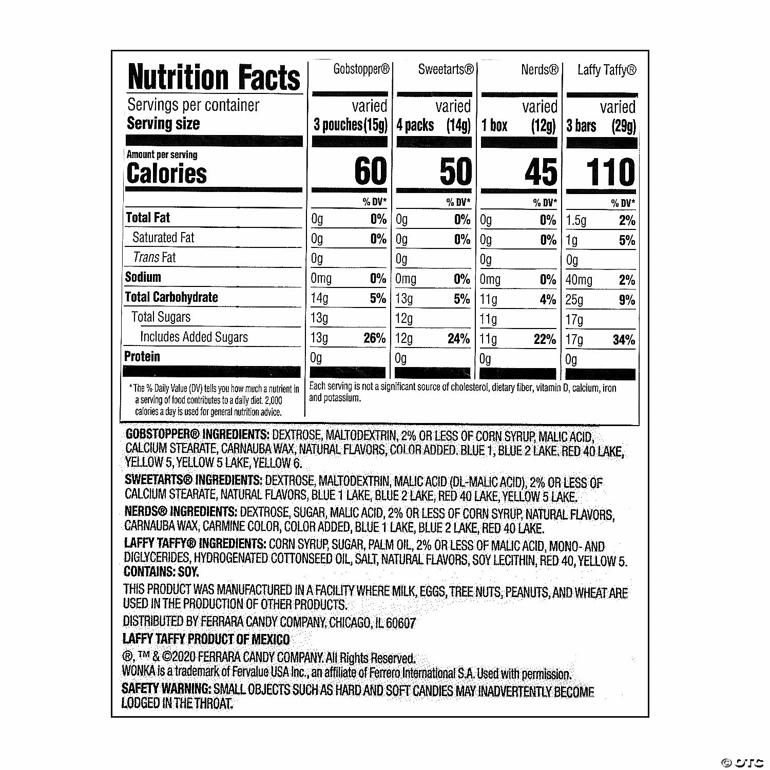 Top 10 🌟 Wonka™ Mix-Ups® Assorted 🍬 Candy - 150 Pc. 🔔 4 Top 10 🌟 Wonka™ Mix-Ups® Assorted 🍬 Candy - 150 Pc. 🔔 - Image 4